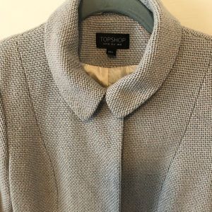 Topshop wool dress coat